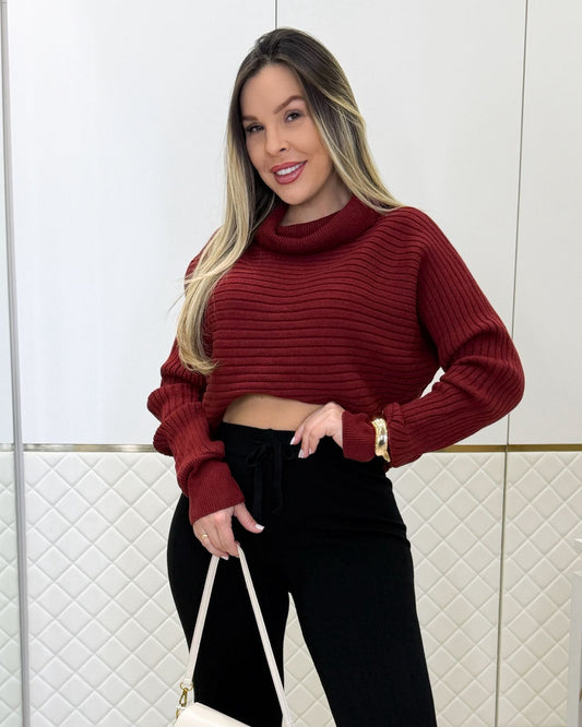 Blusa Larissa Marsala 133548