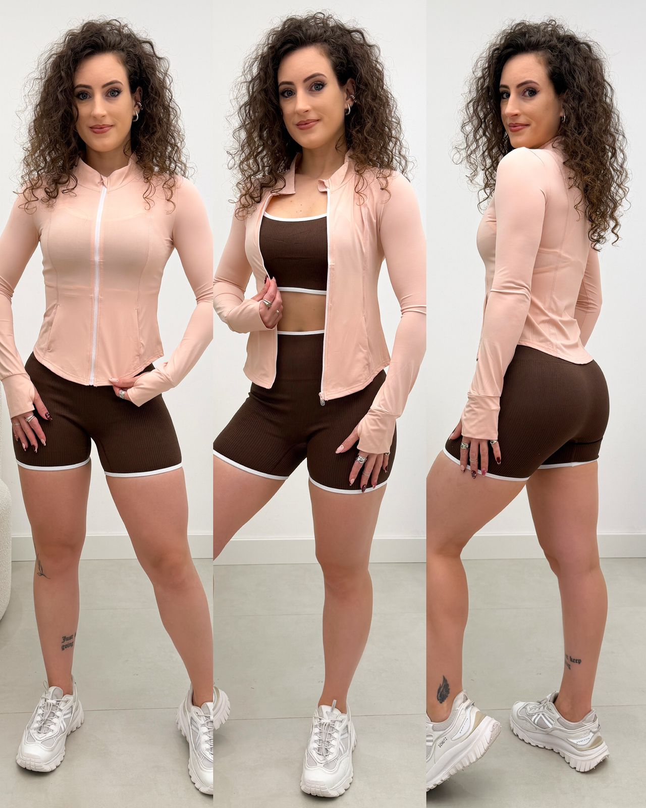 Jaqueta Fitness Yasmin Rosé 124303