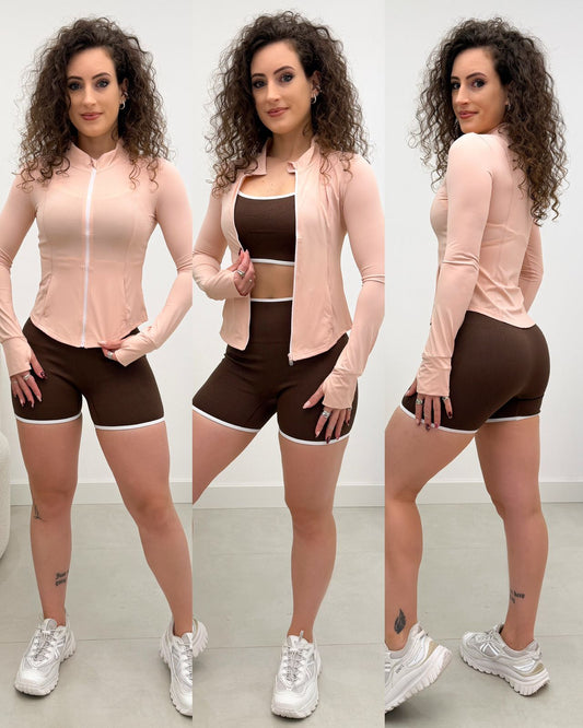 Jaqueta Fitness Yasmin Rosé 124303