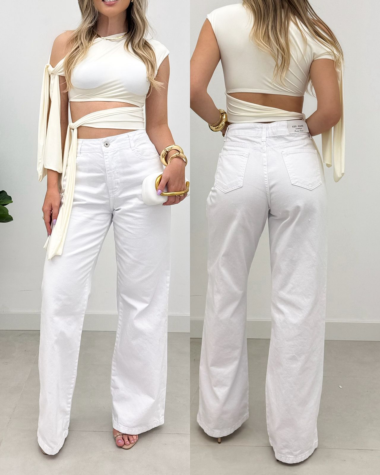 Calça Jeans Nexo Priscila Branca 116222