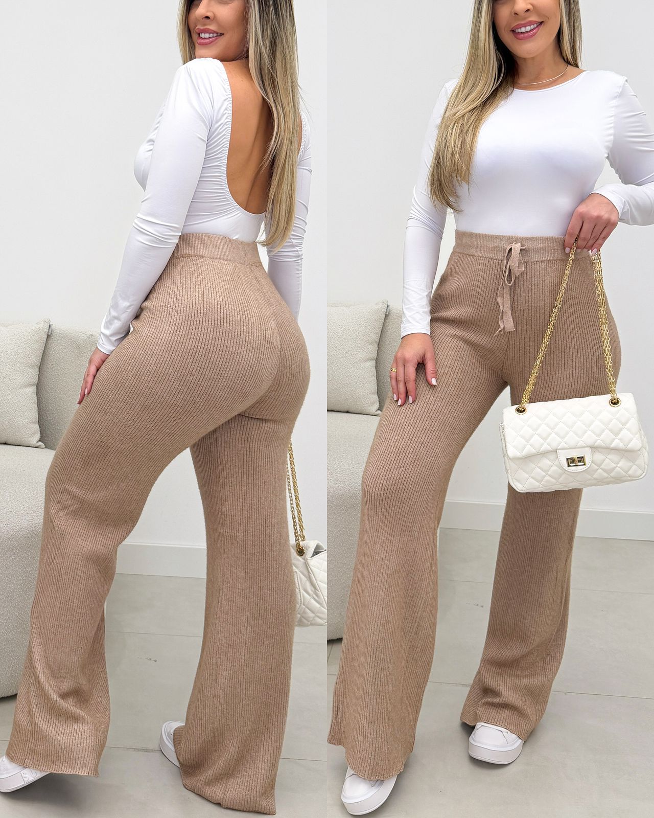 Calça Rubia Bege 133719