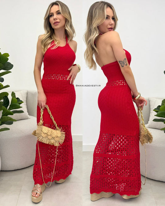 Vestido Hermione Vermelho 116179