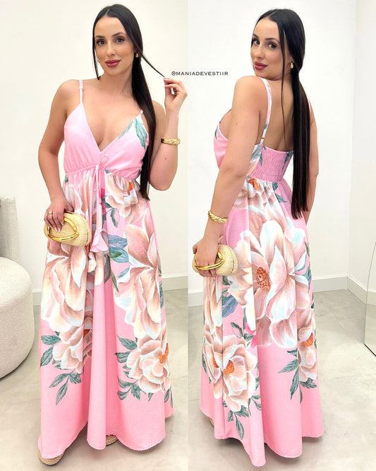 Vestido Iziz Rosa 110189