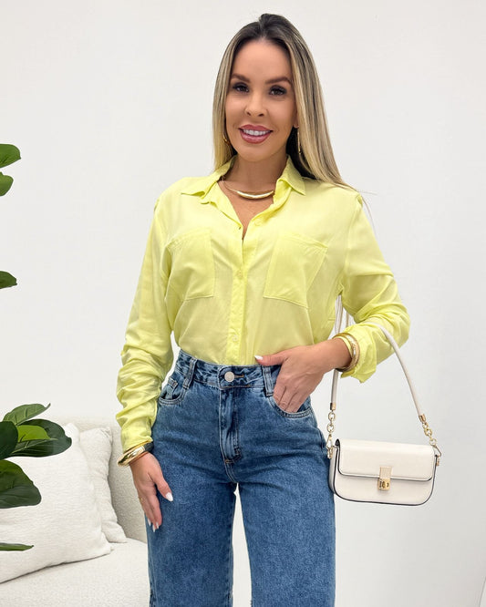 Camisa Valesca Verde Lima 109993