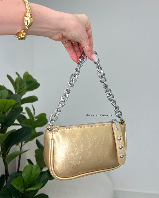 Bolsa Florina Dourado 113635