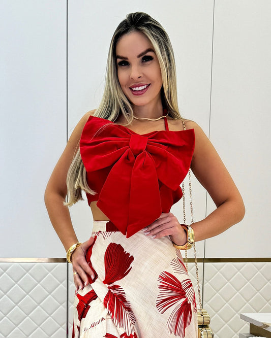 Cropped Alana Vermelho 86130