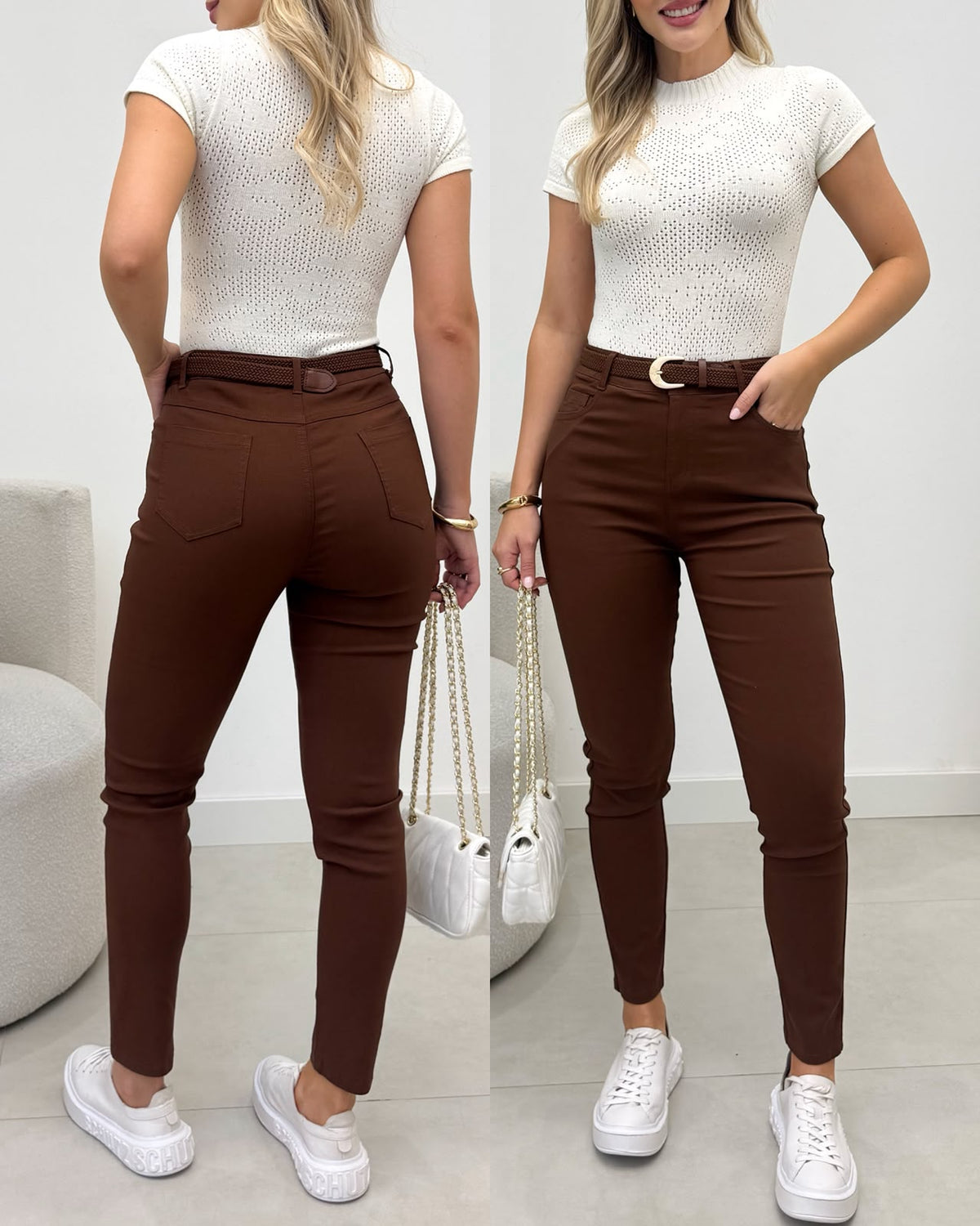 Calça Sarja Julia Chocolate 136034