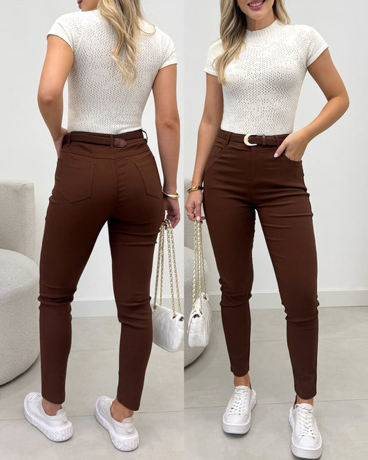 Calça Sarja Julia Chocolate 136034
