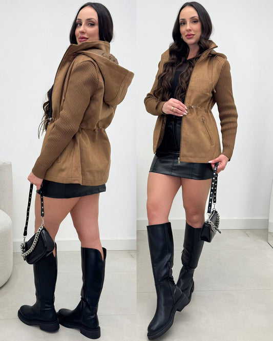 Parka Yasmim Marrom 133563