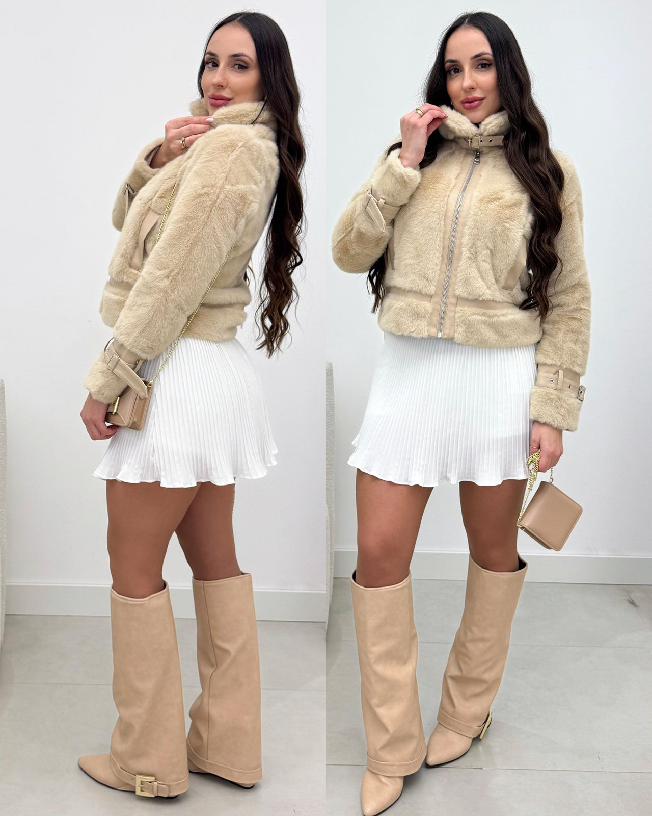 Jaqueta Fabiana Bege 133813