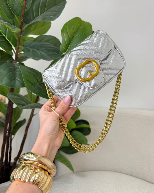 Bolsa Mania Essenza Prata 120207