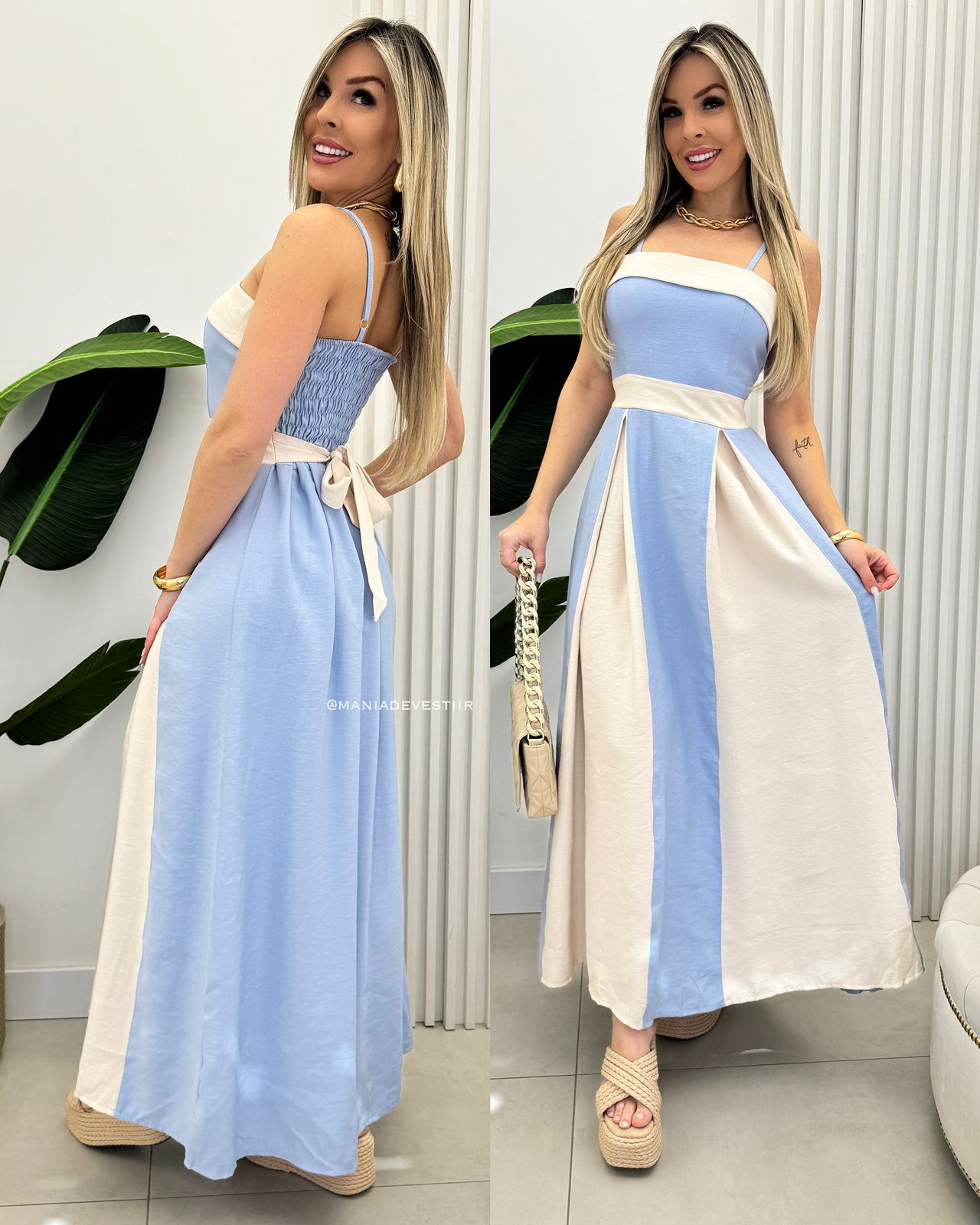 Vestido Celestia Azul 71987