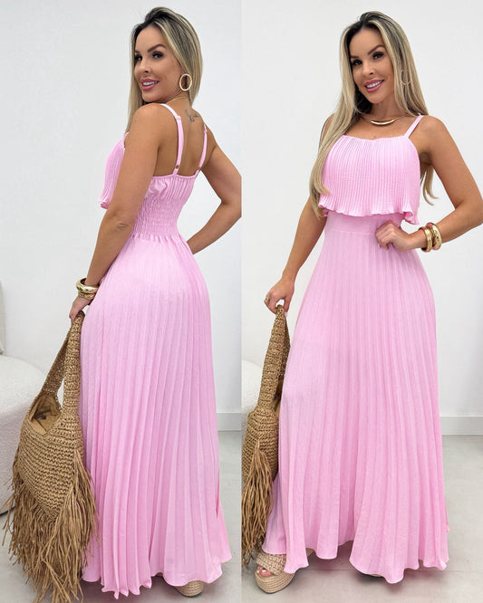 Vestido Giseli Rosa 109802
