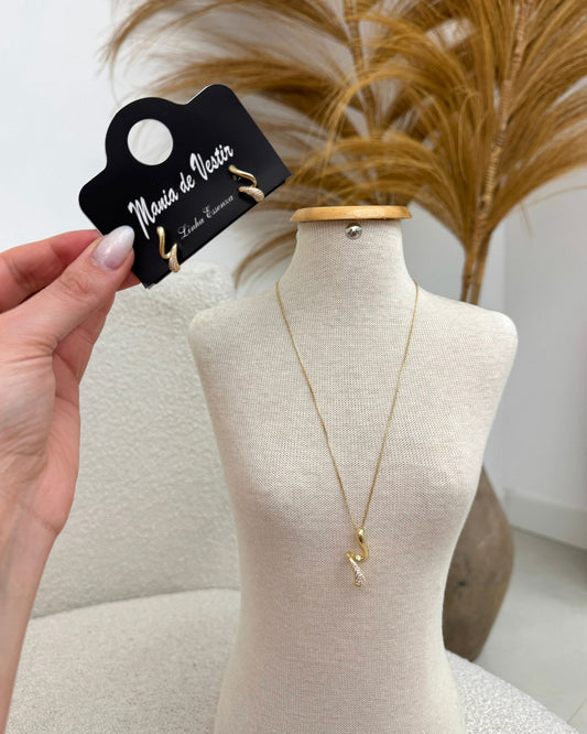 Conjunto Colar e Brinco Mania Essenza 133842