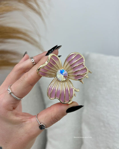 Presilha Flor Lilas 113311