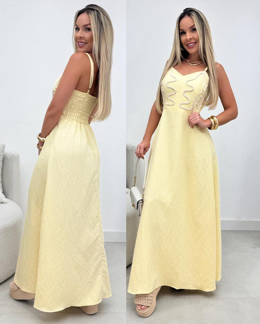 Vestido Magali Amarelo 108383