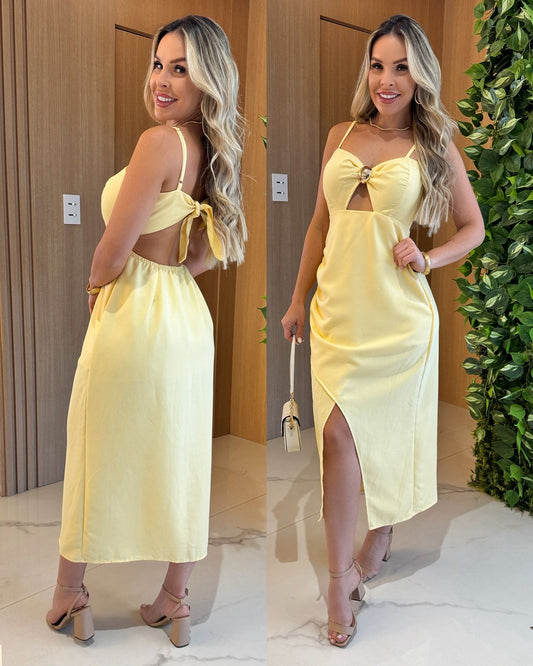 Vestido Sintia Amarelo 109880