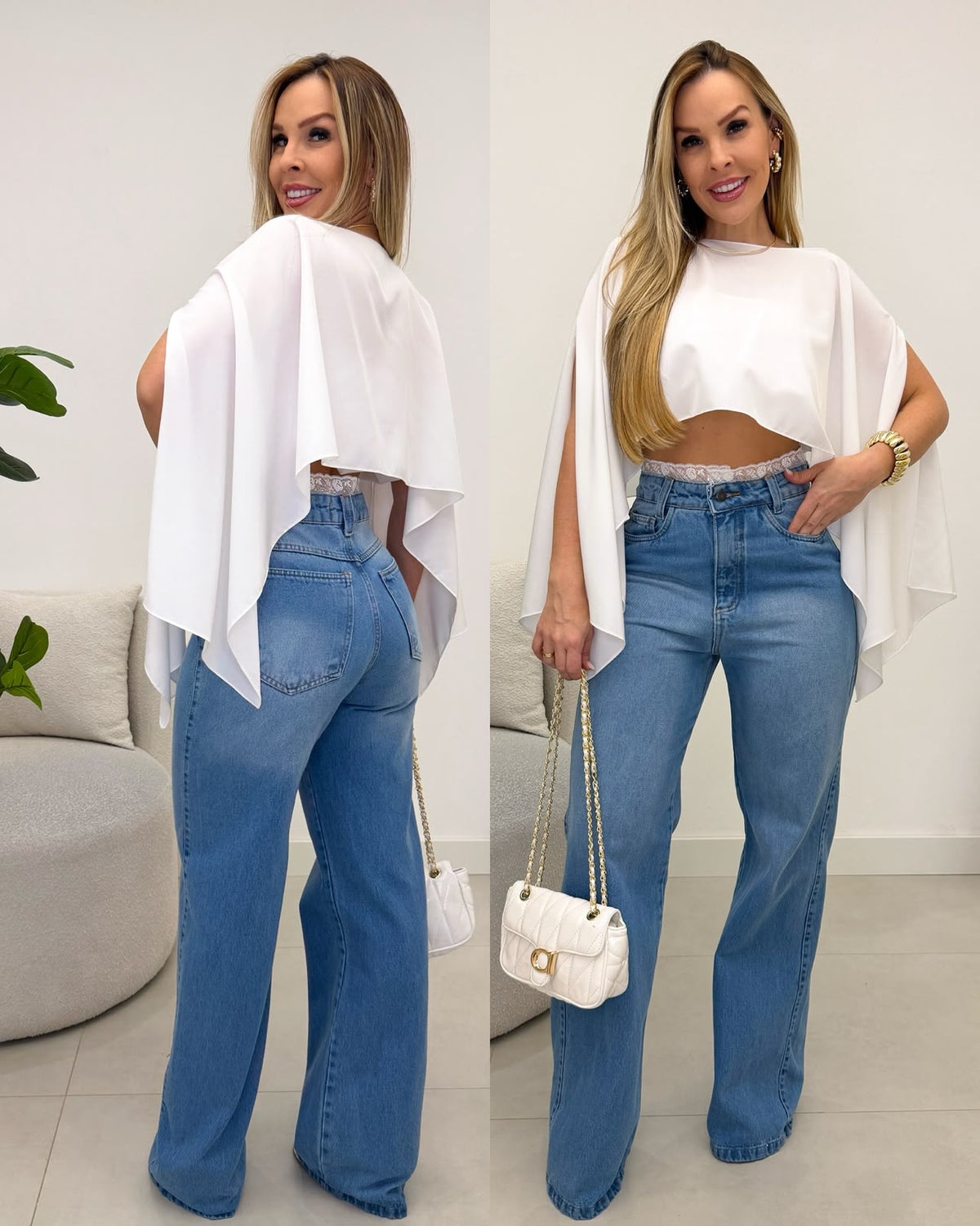 Blusa Samira Branca 137016