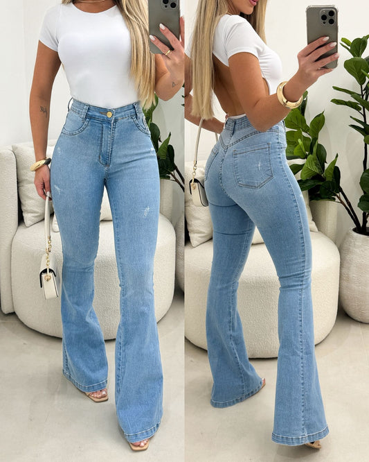 Calça Jeans Melinda Cleriane 109929
