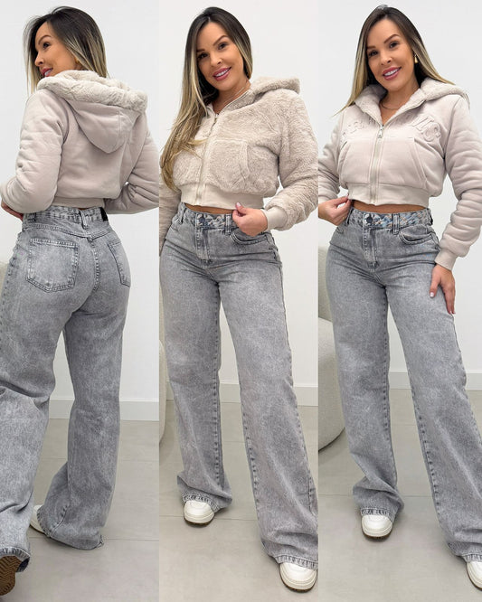 Jaqueta Debora Bege Claro 133545