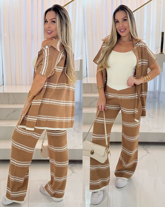 Conjunto Maya Bege Escuro 116673