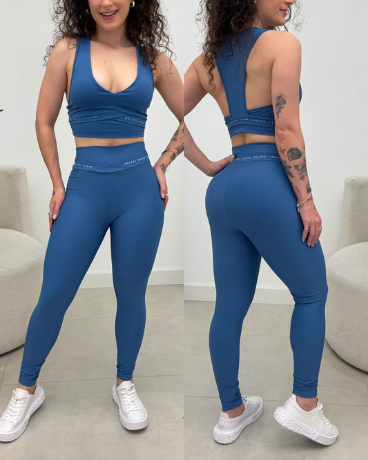 Calça Legging Colcci Azul 126868