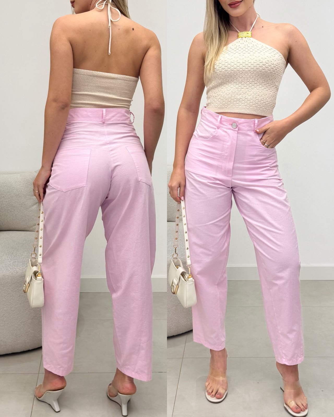 Calça Renata Rosa 135839