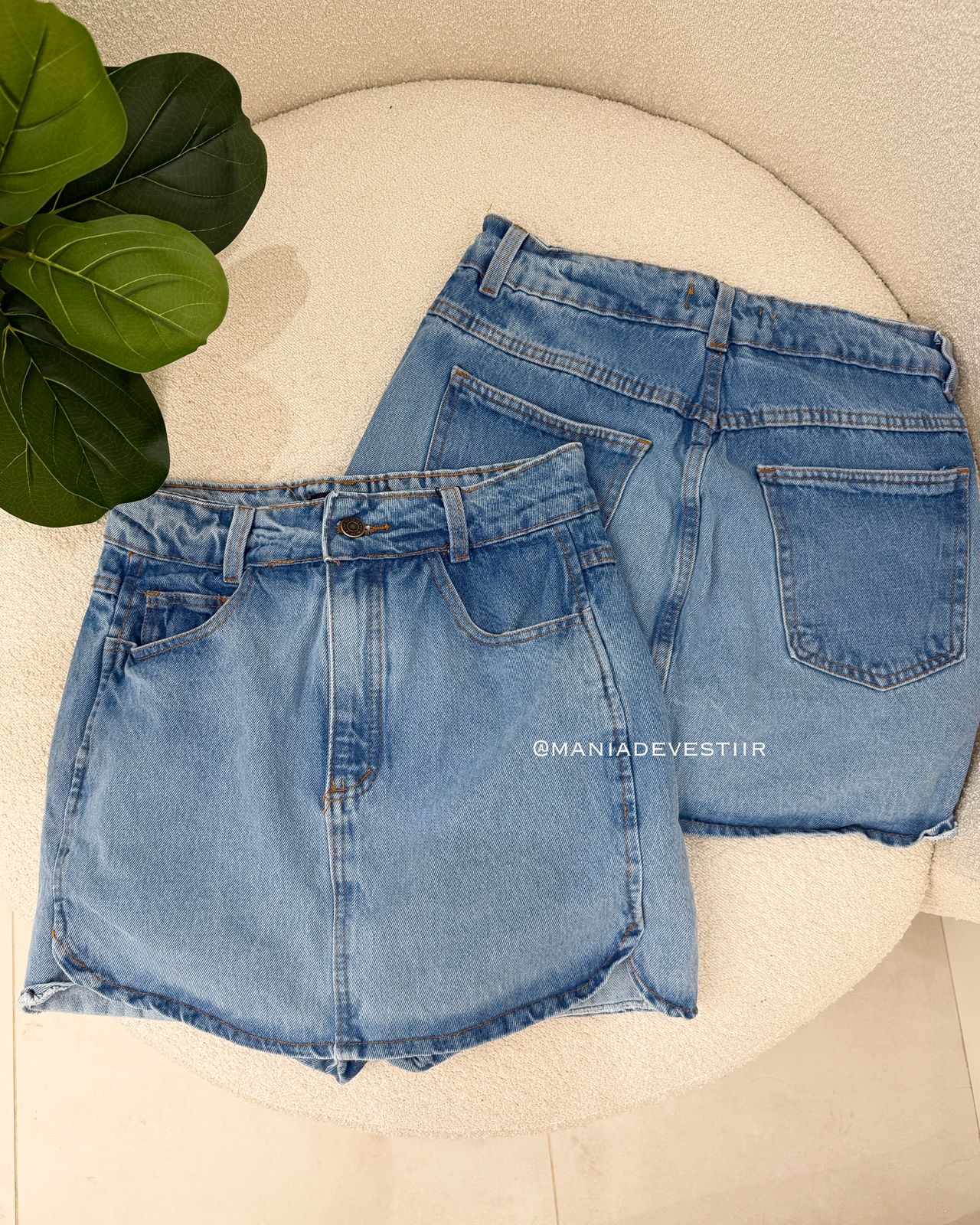 Saia Shorts Jeans Ozzo Lauana 123893