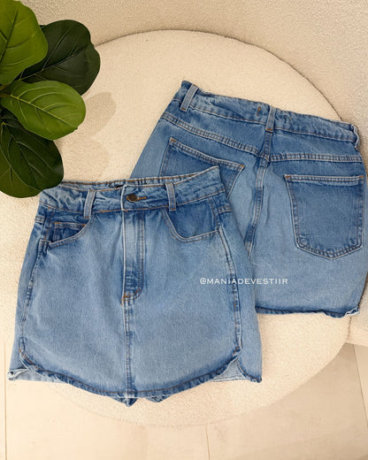 Saia Shorts Jeans Ozzo Lauana 123893