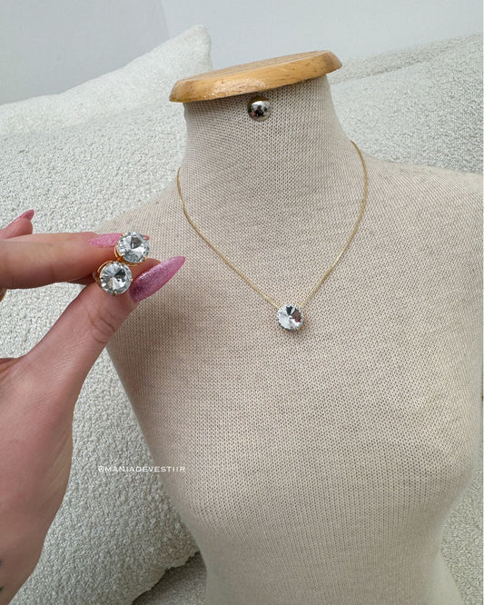 Conjunto Colar e Brinco Olivia 102929