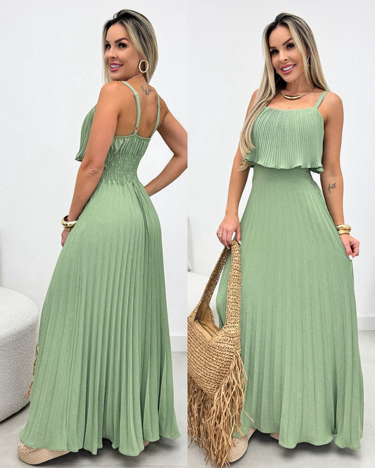 Vestido Giseli Verde 109798